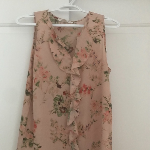 Silky flowery dusty pink too - Picture 1 of 2